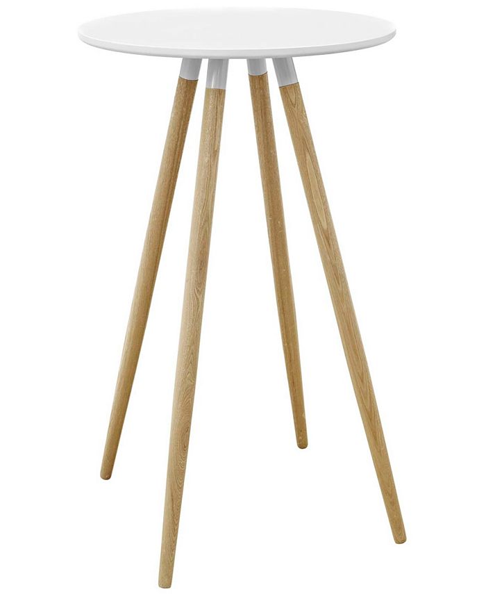 Modway Track Round Bar Table in Whiite Macy's
