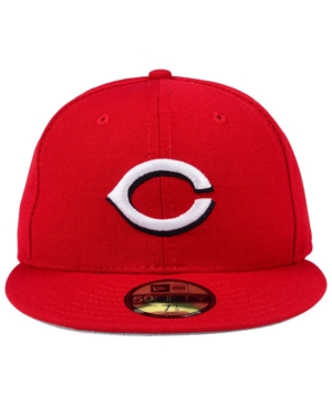 New Era Cincinnati Reds Retro Classic 59fifty Fitted Cap In Red/red