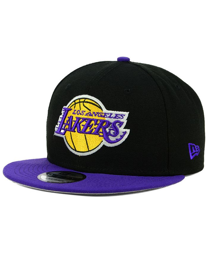 New Era Los Angeles Lakers Basic 2 Tone 9FIFTY Snapback Cap - Macy's