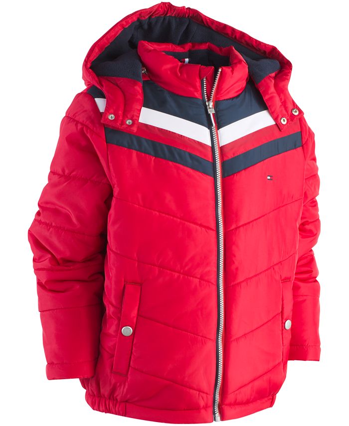 Big boys david hooded puffer jacket deals