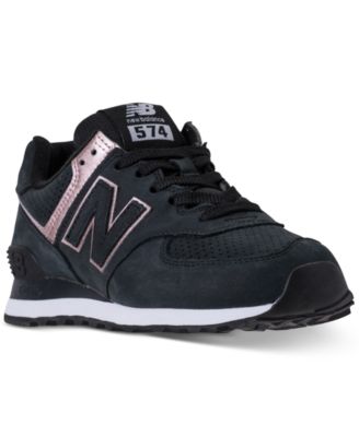new balance 574 black and rose gold