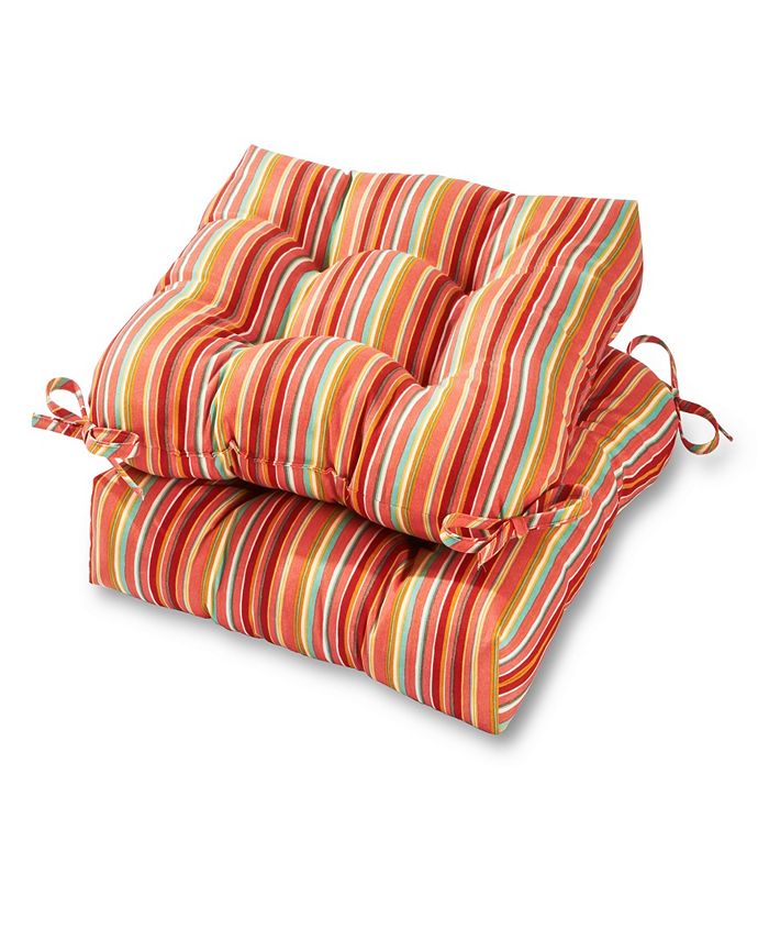 Greendale Home Fashions Set of 2 Outdoor Chair Cushions Macy's