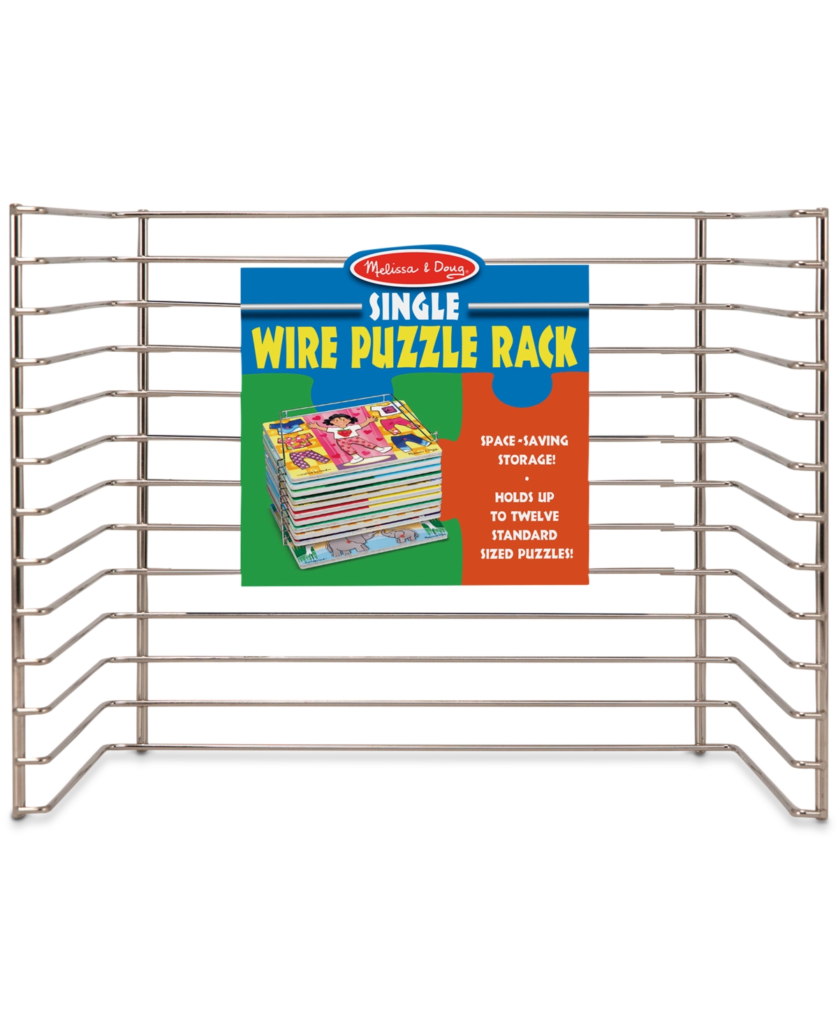 Shop Melissa & Doug Wire Puzzle Storage Rack In Multi
