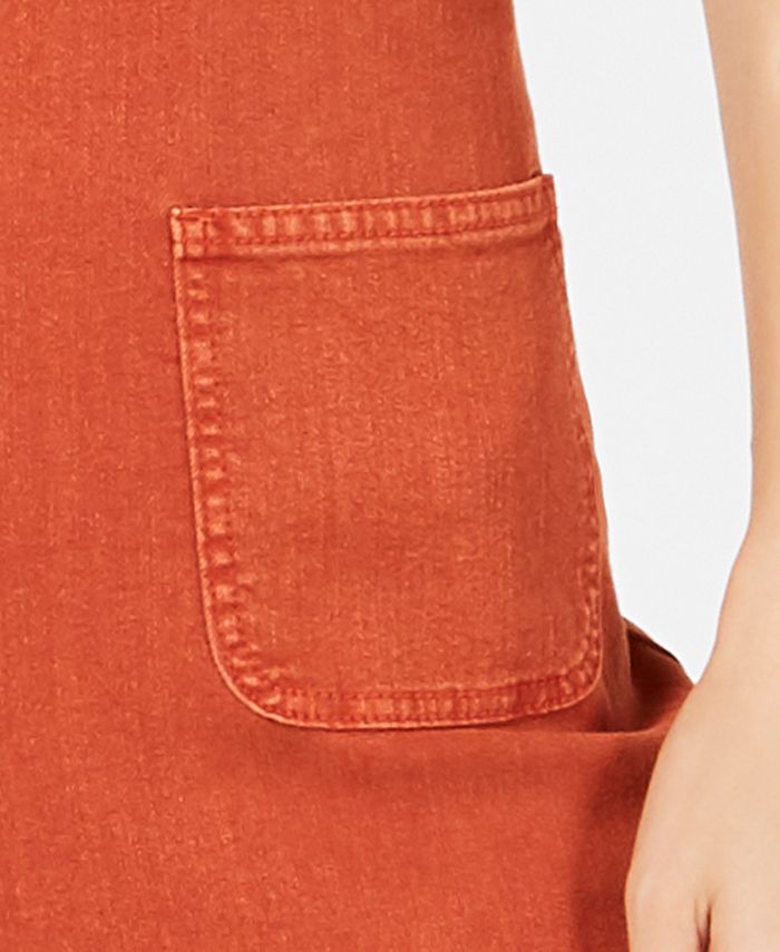 Dollhouse Juniors' WideLeg Colored Denim Overalls Macy's