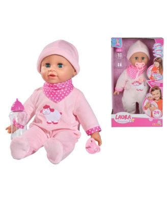 Simba Laura Doll With Feeding Set - 38cm Interactive Baby Doll With Magic Spoon & Bottle - View #9