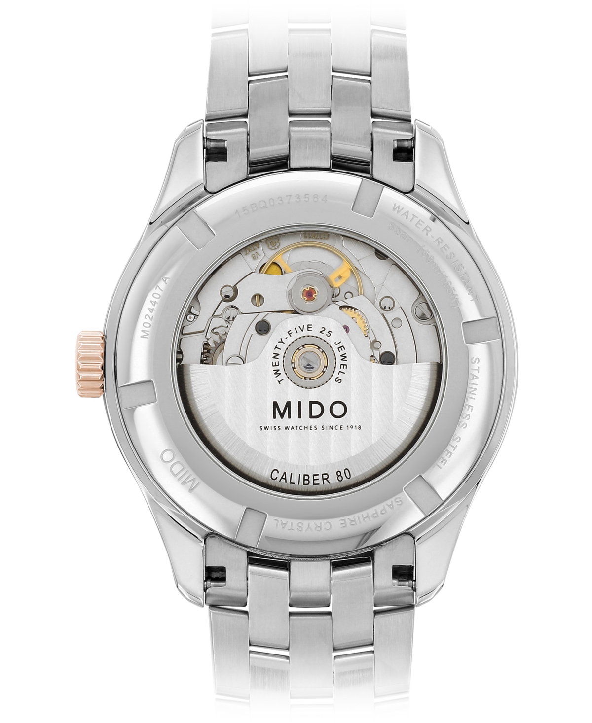 Shop Mido Men's Swiss Belluna Ii Two-tone Pvd Stainless Steel Bracelet Watch 40mm In Two Tone