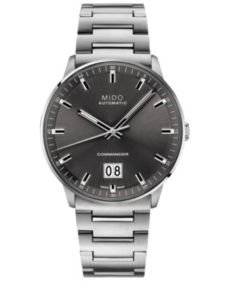 Mido Men's Swiss Automatic Commander II BigDate Stainless Steel