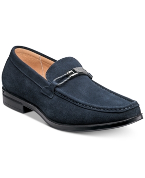 image of Stacy Adams Men-s Neville Moc-Toe Slip-On Loafers Men-s Shoes