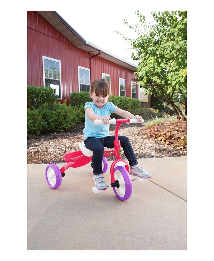 John Deere Ertl Steel Tricycle, Pink Macy's