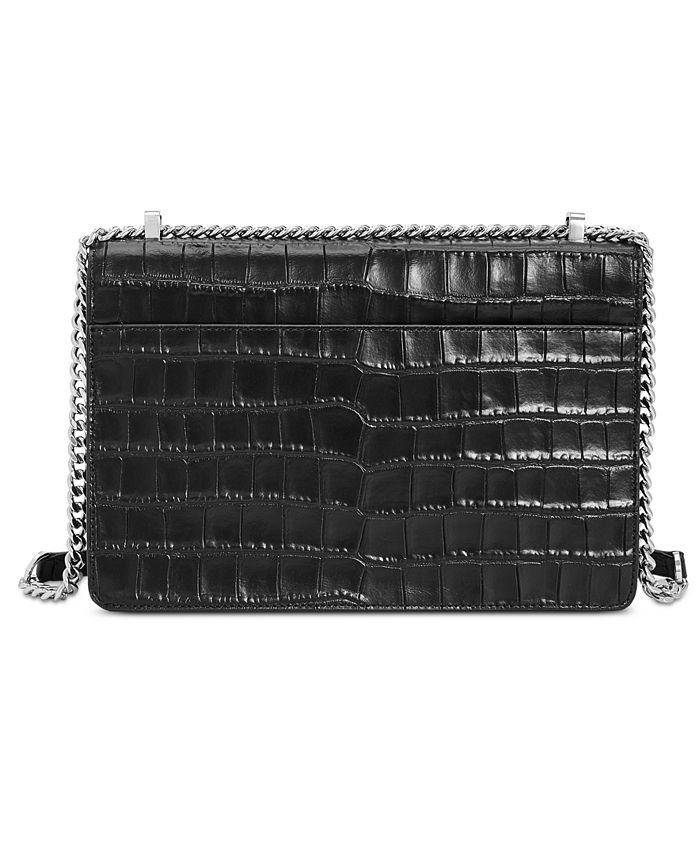 DKNY Elissa Croc Flap Shoulder Bag, Created for Macy's - Macy's