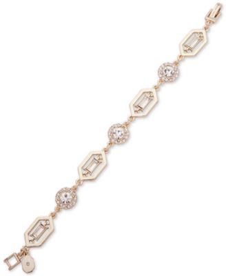 Ivanka Trump - Gold-Tone Stone & Crystal Link Bracelet
