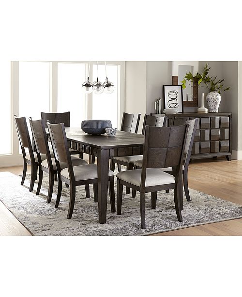 Furniture Matrix Expandable Dining Table Created For Macy S