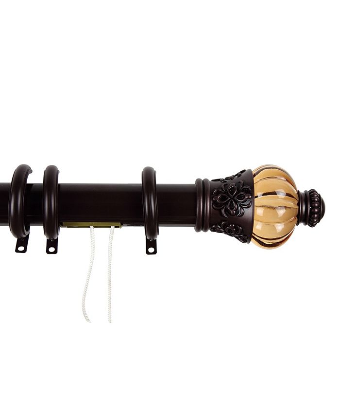 Rod Desyne Royal Decorative Traverse Rod w/ Rings 66