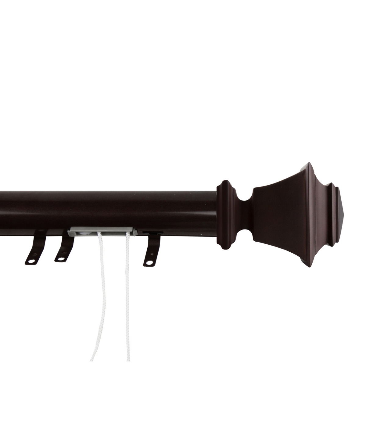 Bach Decorative Traverse Rod w/ Sliders 66"- 120"