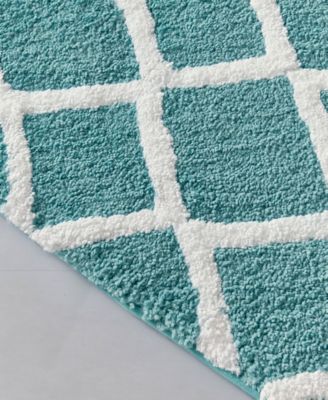 Bittman Tufted Reversible Microfiber Bath Rug, 24" x 60"