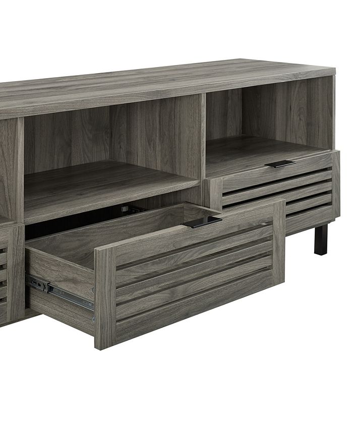 Walker Edison 70 inch Slat Door TV Stand Console Macy's
