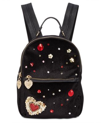 Betsey johnson heart backpack best sale