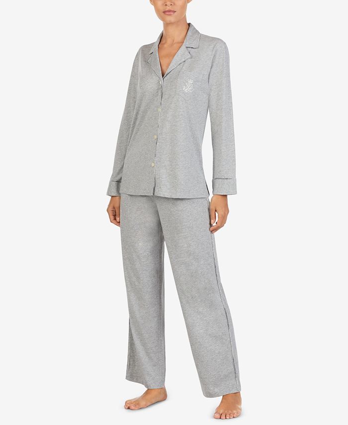 Lauren Ralph Lauren Knit Pajama Set - Macy's