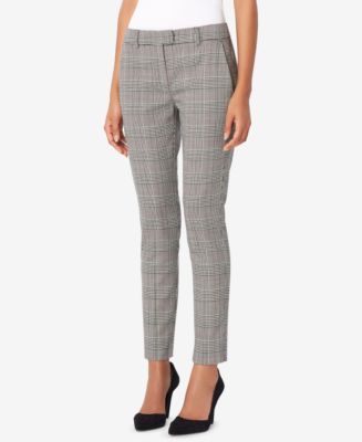 Tahari ASL Plaid Skinny-Leg Pant - Macy's