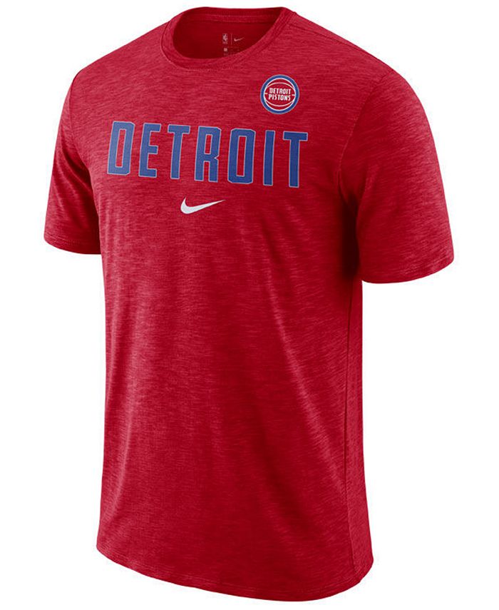 Nike Men's Detroit Pistons Essential Facility T-Shirt - Macy's