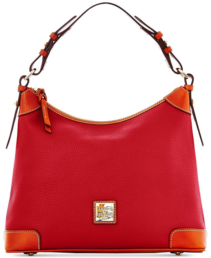 Dooney & Bourke Pebble Leather Hobo & Reviews - Handbags & Accessories ...