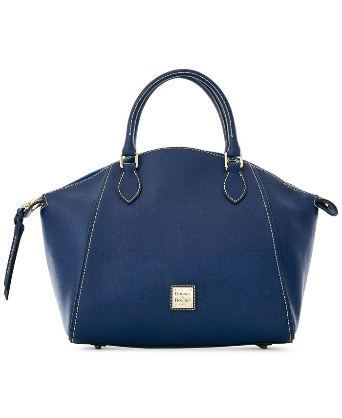 Dooney & Bourke Sydney Saffiano Leather Satchel - Macy's