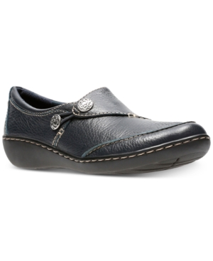 Clarks Collection Women's Ashland Lane Flats Women's Shoes In Navy