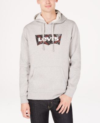 Levi's - Men's Nitch Fleece Plaid Logo Hoodie