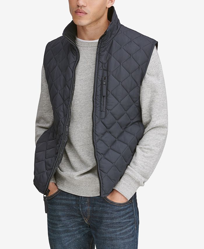 Marc New York Men's Chester Quilted Vest - Macy's