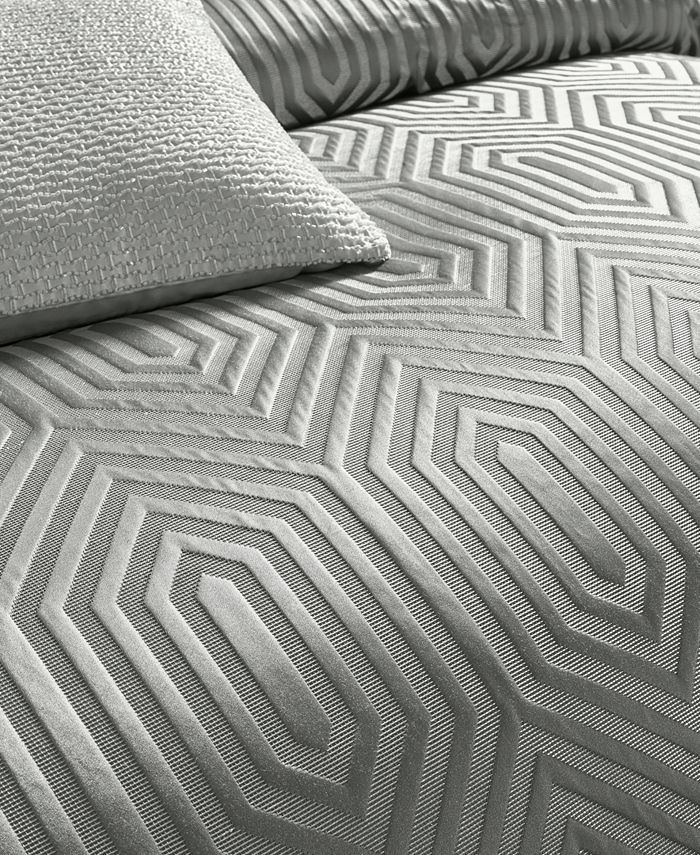 Hotel Collection Lithos Duvet Cover, Full/Queen, Created for Macy's