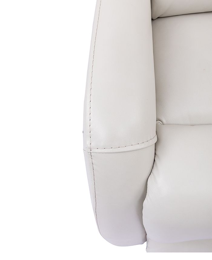 Furniture Leiston Leather Dual Power Recliner with USB Power Outlet