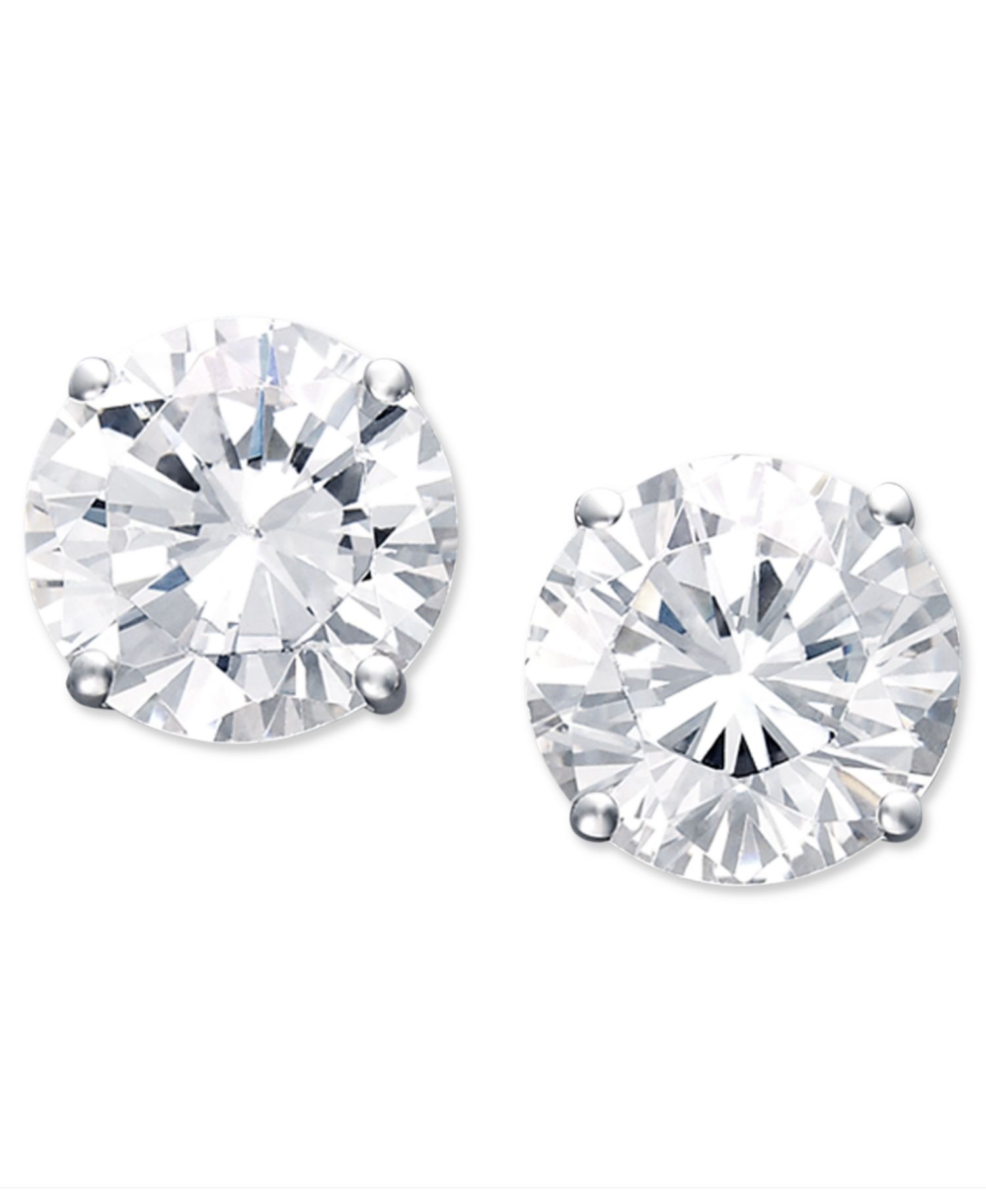 Diamond Stud Earrings (1/3 to 1 1/2 ct. t.w.) in 18k White Gold