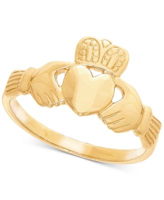 Macy's - Men's Claddagh Ring in 14k Gold