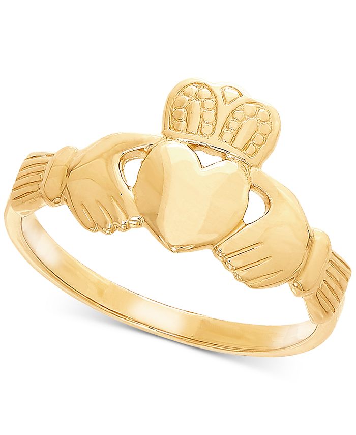 Macy s Men s Claddagh Ring in 14k Gold Macy s