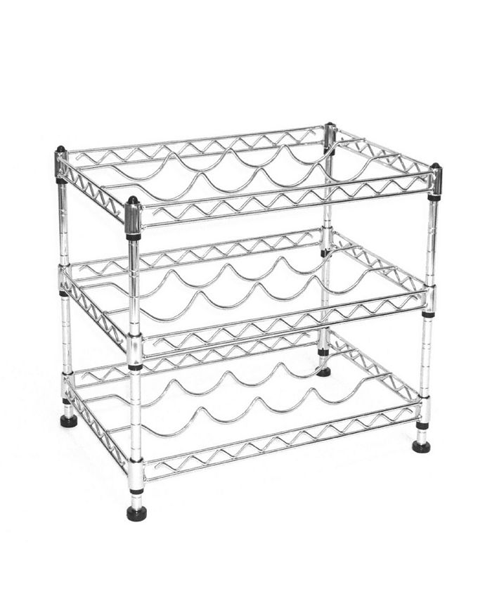 Seville classics 12 outlet bottle wine rack