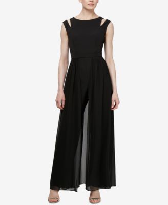 macy's black jumpsuit