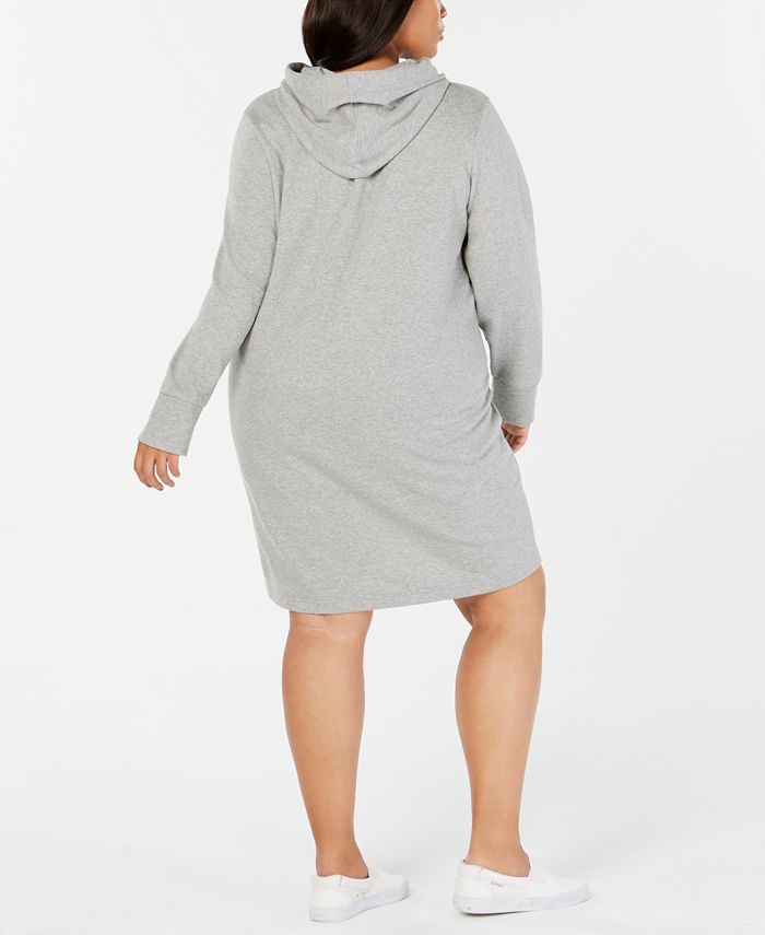 Tommy Hilfiger Plus Size Logo Sweatshirt Dress, Created for Macy's - Macy's