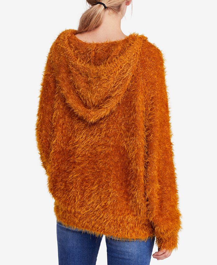 Free People Light As A Feather Fuzzy Hoodie - Macy's