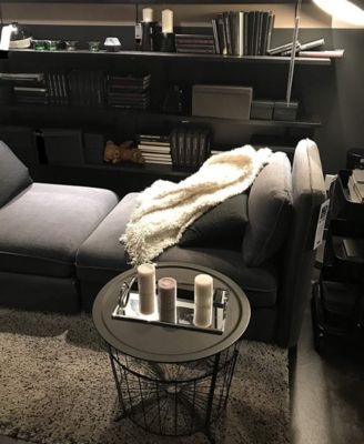 Large Rectangular Mirrored Tray with Chrome Edging and Handles