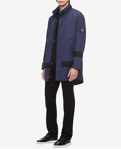 Calvin Klein Men S 3 4 Length Coat Reviews Coats Jackets