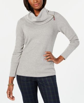 tommy hilfiger cowl neck sweater