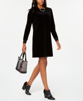 tommy hilfiger velvet dress