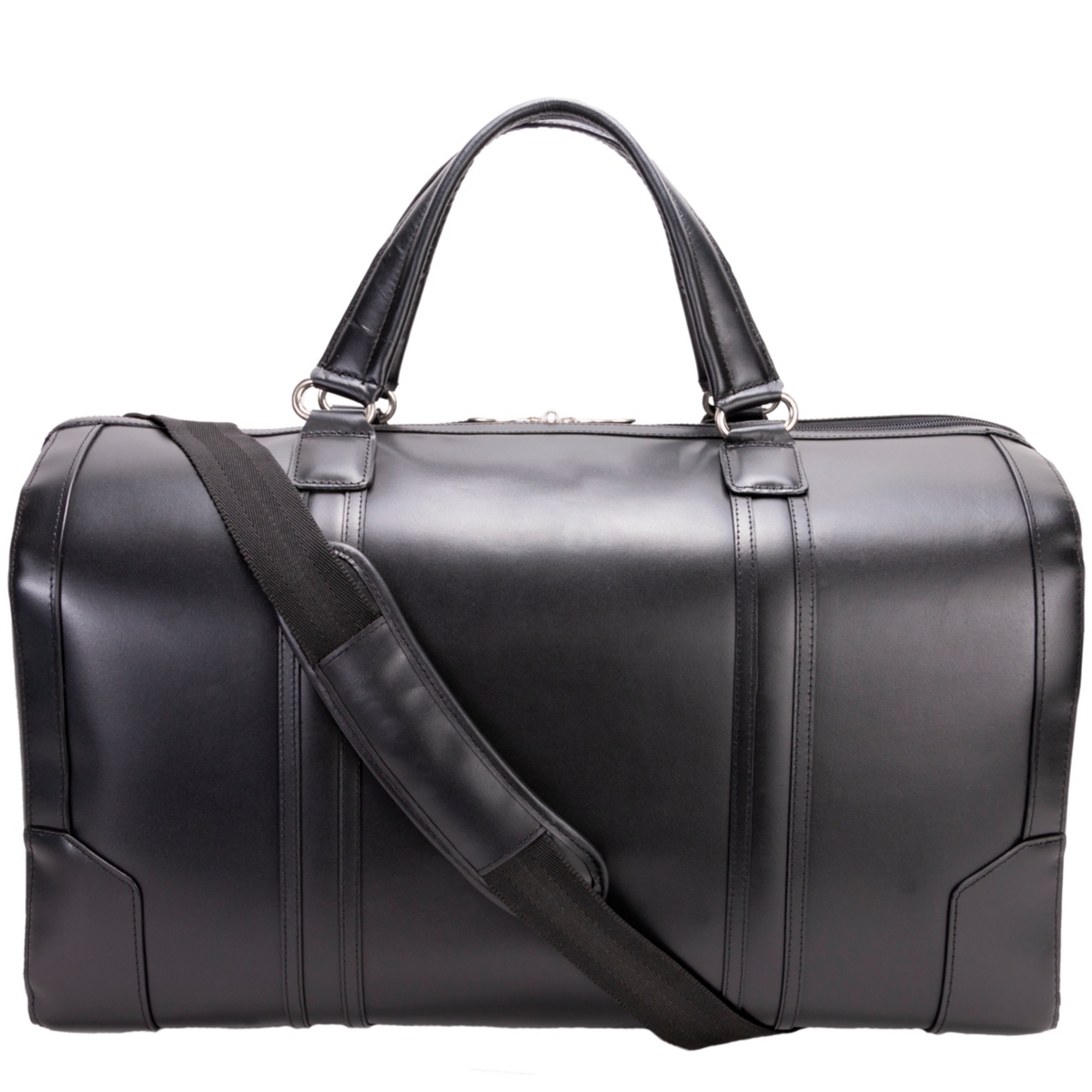 Kinzie 20" Leather Duffel Bag - Black
