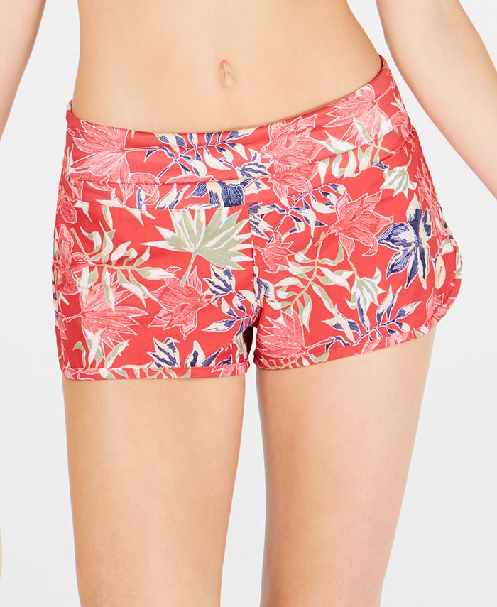 Roxy Juniors' Printed Swim Shorts Macy's