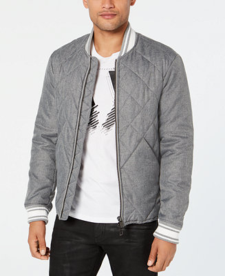 A|X Armani Exchange Men's Diamond Quilted Bomber Jacket - Macy's
