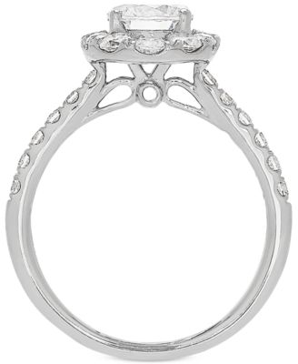 IGI Certified Lab Grown Diamond Halo Bridal Set (2 ct. t.w.) in 14k White Gold