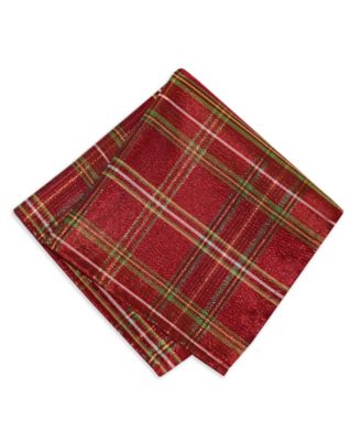 Shimmering Plaid Napkins, Set of 4