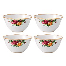 Old Country Roses Set/4 Bowl
