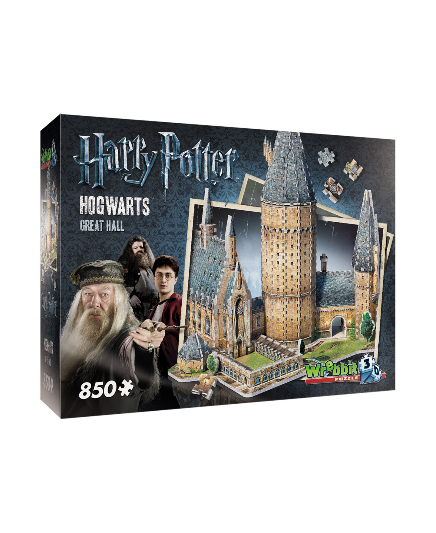 Детский пазл Wrebbit Harry Potter Great Hall 850-Piece 3D Puzzle, Ages 14+ — фото 1