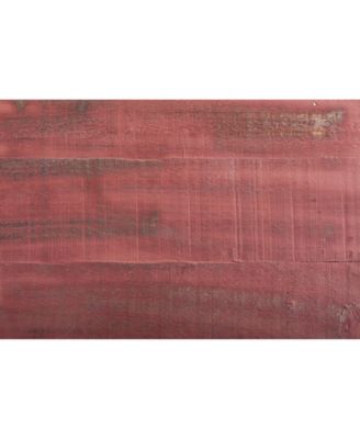 Country Cottage Accent Cabinet, Red Antique Finish